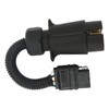 Trailer Wire Adapter Plug 7 Pin Round to 4 Pin