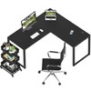 SHW 55 x 60 Inches Commercial-Grade L-Shape Corner Office Computer