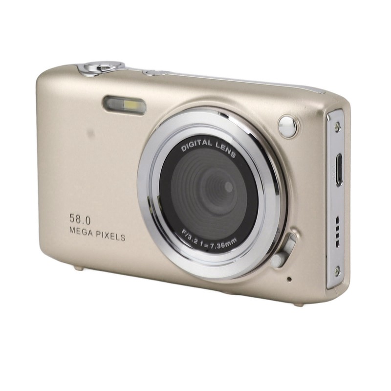 4K Digital Camera for Teens 58MP HD 2.88 Inch IPS