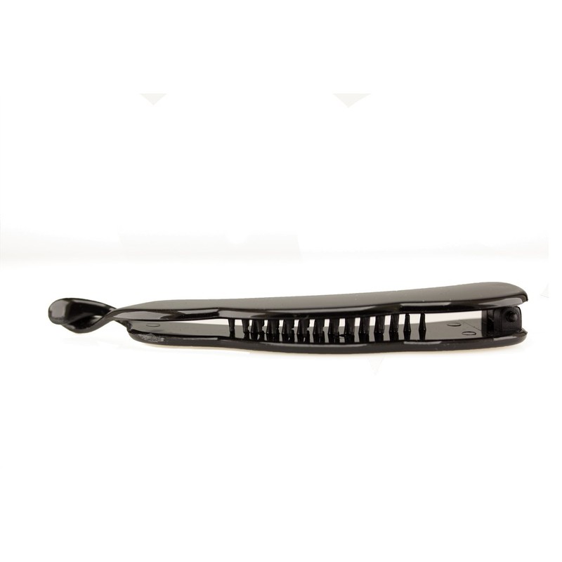 1x Banana Clip Small in Black approx. 10 cm Long