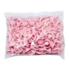 G2PLUS 100PCS Pink Disposable Plastic Nail Art Tattoo Glue Rings