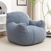 Zyerch Bean Bag Chair, Comfy Bean Bag Chair with Back