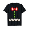 Gingerbread Man Christmas Costume Funny Gingerbread Man T-Shirt
