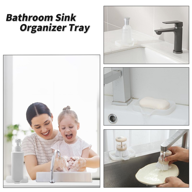 MicoYang Silicone Bathroom Soap Dishes with Drain Spout-Bathroom and Kitchen