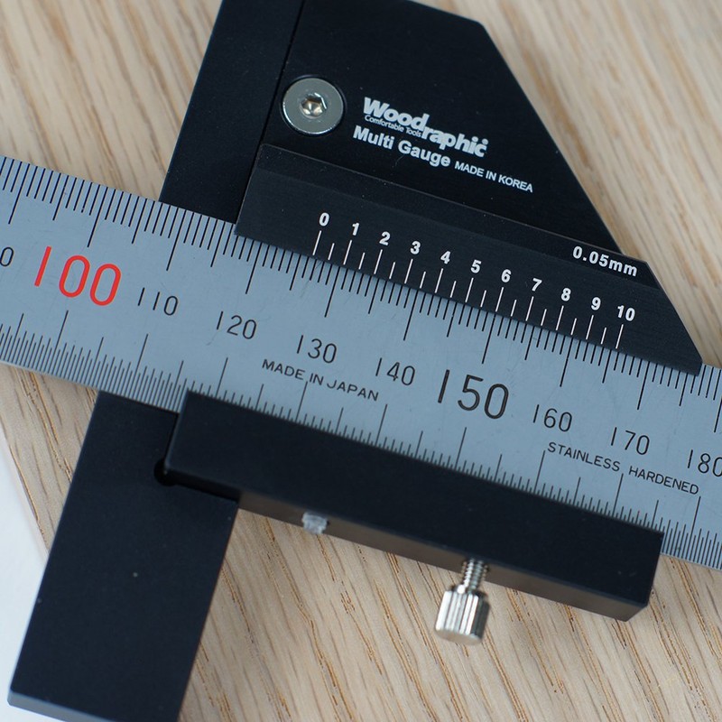 Woodraphic Scriber Gauge 150mm – Metric Marking Tool, CNC Measuring