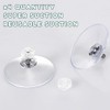 besocute Clear 52mm Suction Cups with M4 10mm Screws &
