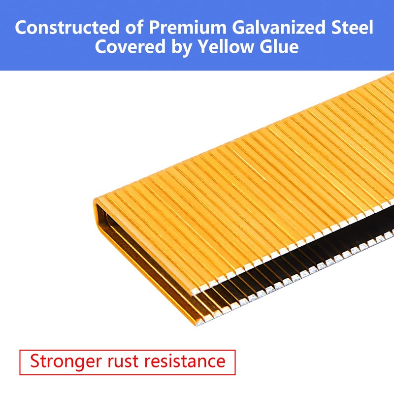 SimCos 18 Gauge 1/4" Narrow Crown Staples (1", 3/4", 1/2"),