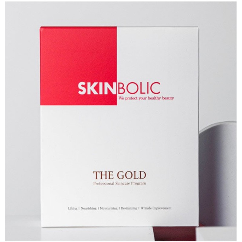 Skinbolic/The Gold Mask Pack 1 box (10 sheets) + 5