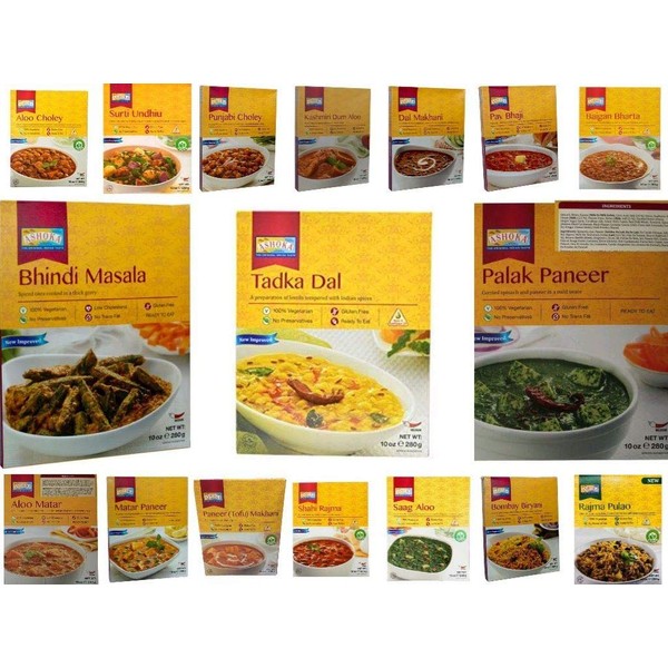 Ashoka Heat and Eat/Ready Meals-Pav Bhaji- 280G (Pack of 5)