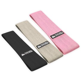Fabric Resistance Bands Set of 3 - Anti Slip | Hip Circle Loop | Glute | Legs