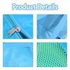 AYNKH Foldable Beach Toy Bag, Mesh Beach Bag with Adjustable