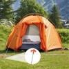 Pack of 10 Rotating Tent Pegs with Thread Camping Pegs