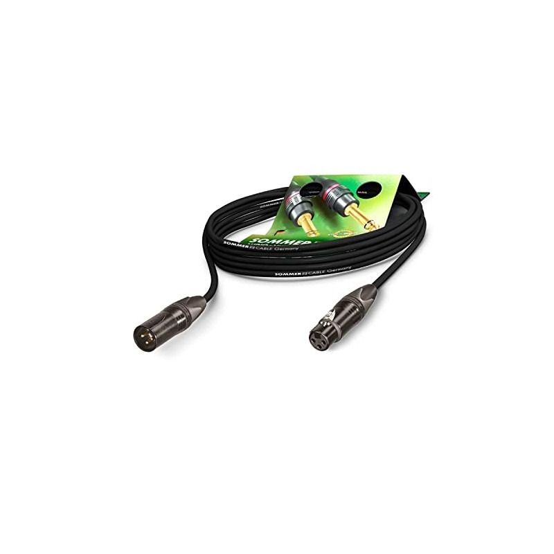 Sommer Cable SCN9-0150-SW SCN9-0150-SW Microphone Cable 3-Pin OFC Highflex SC-Source