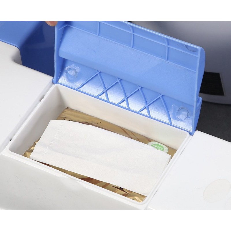 KEENEY SQT1C 7" Bathroom Stool Storage Bin for Cleaning Wipes