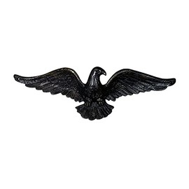 The King's Bay American Eagle Wall Plaque in Hand Darkened Bronze