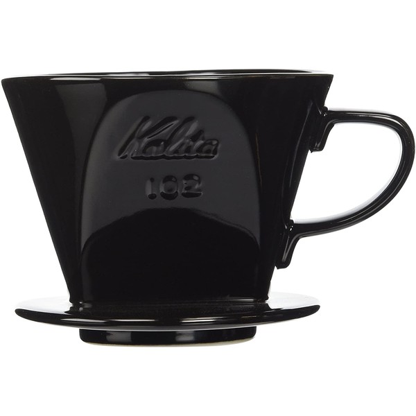 Kalita Ceramic Coffee Dripper (Black) for 2-4 Cups (#02005)