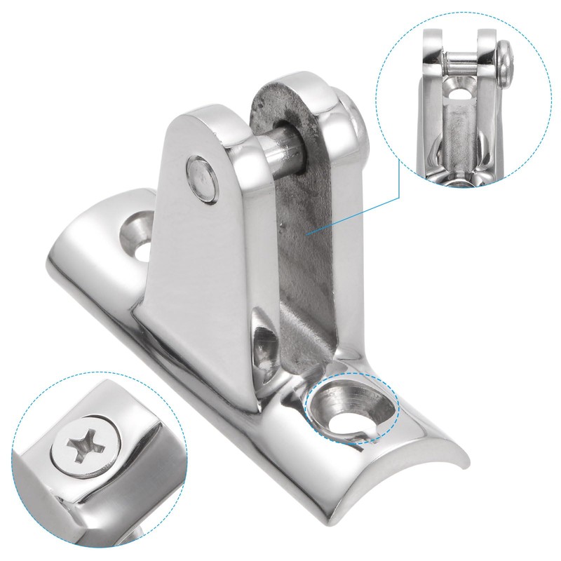 sourcing map 2 Pieces Bimini Top Deck Hinges Boat Deck