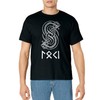 Loki Name in Norse Runes & Snake Symbol T-Shirt