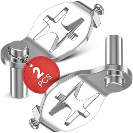 Premium 2 Packs T-Post Gate Hinge Pins - Heavy Duty Gate Hanger, Hang a gate from a Metal T Post, Steel Gate Hinges Target Hanger for Farm Gate, Garden & Backyard Gate, Easy to Install.