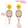 Tennis Racket Dangle Drop Earrings Tennis Racket Jewelry for Women