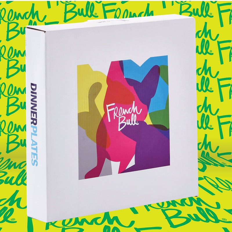 French Bull Plates - 4 Piece Set - 11 inch