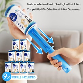 Extra Sticky Lint Roller Refills Only, Mega Value Set 999 Sheets for Pet Hair Removal, Dog and Cat Lint Remover for Clothes, Furniture, Carpet