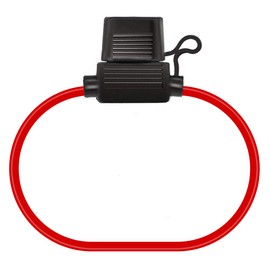 HUIQIAODS ATC/ATO 15A In-Line Fuse Holder 16 Gauge Wiring Harness 12V Standard Plug Socket Pack of 2