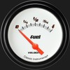 VS212WBLF Velocity White 2 5/8" Fuel Gauge