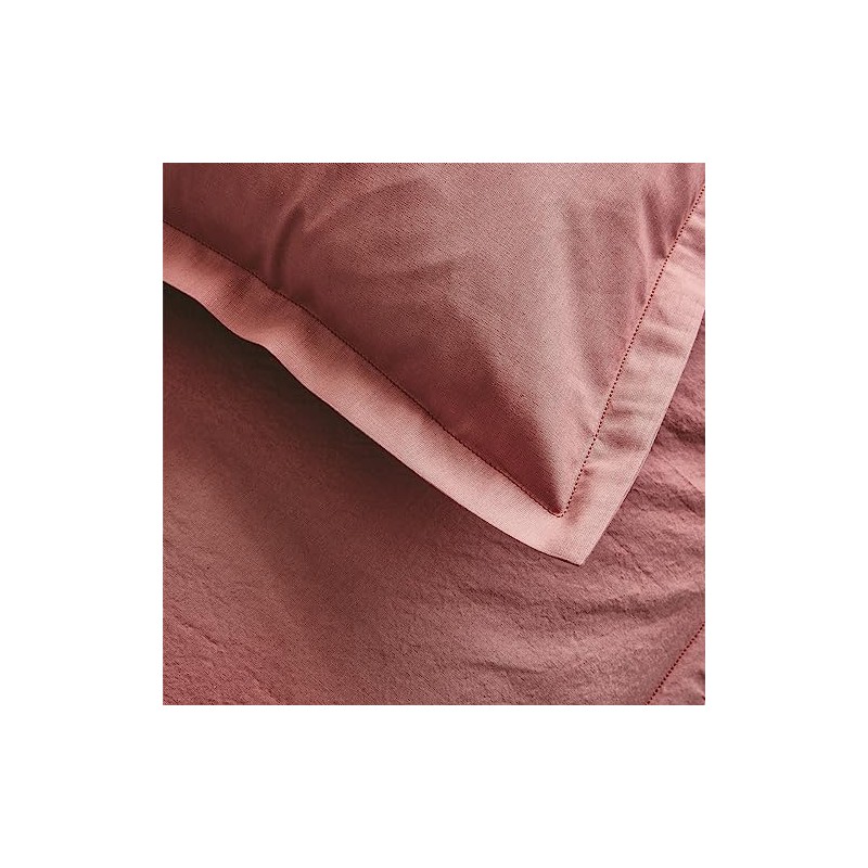 Essix Cotton Flat Sheet Soft Indian Pink 180 x 290
