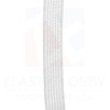 1/2" (13mm) White Knitted Elastic - US Made 25 yards