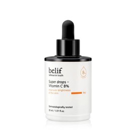 Biligyeobei罗马拼音：Bilifui 아트박스/빌리프 빌리프 슈퍼 드랍스-비타민C 8퍼센트 30ml 앰플 세럼 Artbox/Belif Belif Super Drop-C Vitamin C 8 Percent 30ml Ampoule Serum