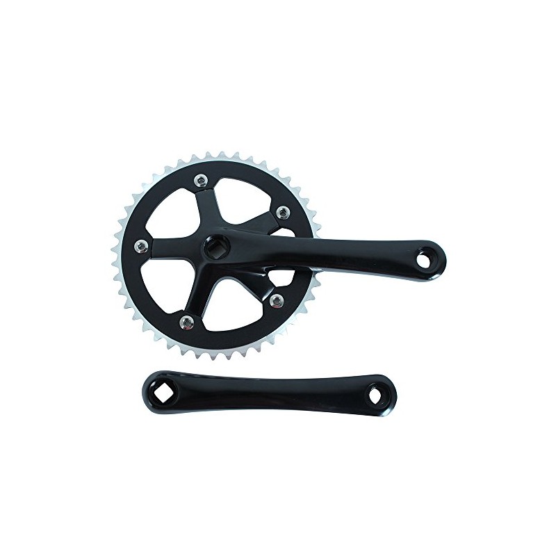 SENQI Fixed Gear Bicycle Crankset 44T 6.7 inches (170 mm)