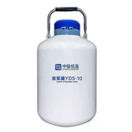 액체 질소 탱크 액화 실린더 저장 용기 저온 실험실 [10L용량 (입구지름 50mm)] Liquid Nitrogen Tank Liquefied Cylinder Storage Container Low Temperature Laboratory [10L Capacity (Inlet Diameter 50mm)]