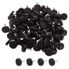 Antrader 100-Pack 5/8" Dia. Nylon Slider Glides Nail-on Furniture Table