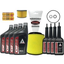 Honda 2015-2023 Honda Pioneer 700 700-4 OEM Full Service Kit with 4 Qts of 10W-30 Oil