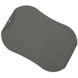 doblé Non-Scratch Flexible Cutting Board for Chopping, Scratch Free Juice Grooves with Easy Grip Handle, Non-Slip Dishwasher Safe for Kitchen (Medium (13.5" x 9.3"), Space gray)