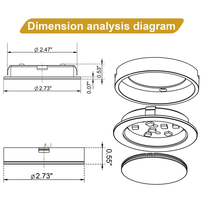 LED Dimmable Under Cabinet Lighting Kit,8 Pack App Controlled and