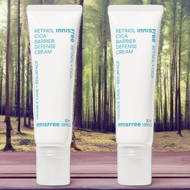 Innisfree Skin Elasticity Nutrition Cream Skin Nutrition Retinol Cica Trace Barrier Cream 2pcs 50ml / 이니스프리 피부탄력 영양크림 피부영양 레티놀 시카 흔적 장벽 크림 2개 50ml