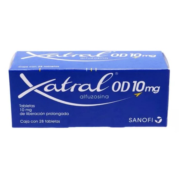 Sanofi Xatral-od 10 Mg 28 Tabletas Liberación Prolongada