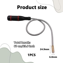 60CM Flexible Telescopic Magnetic Pickup Tool,500mm Strong Magnetic Tools,Portable Telescopic Magnet Tool for Picking Up Small Parts and Metal Objects