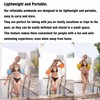 2pcs Roll-up Swimming Armbands,Inflatable Confidence Building Arm Bands, Swimming Aid