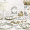 Unique 74852 Gold Holy Communion Luncheon Napkins 16 Pcs, Cross