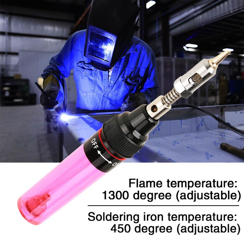 Cordless Butane Gas Blow Torch Soldering Iron Gun Welding Pen