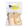 TJ 30mm Round Beveled Puffs (2-Piece) - Flocked Cosmetic Sponge Powder Puff 10ea
