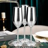 TJ Unbreakable 8 Oz Stainless Steel Champagne Flutes (2 Pack)-