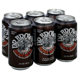 Dr. Brown Root Beer Soda 6 pack, 12-ounces (Pack of4)