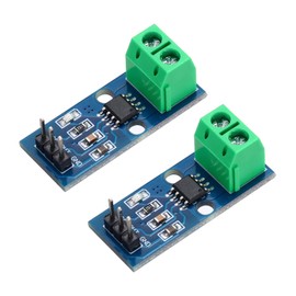 sourcing map 2pcs ACS712 Current Sensor Module 30A Range Hall Effect Current Sensor Current Measuring AC/DC for Detecting Current
