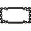 Cruiser Accessories 20500 Chain Flat Black License Plate Frame with