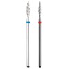 Acycoin2A 2PCS Tornado Flame Diamond Nail Drill Bit 3/32" Manicure