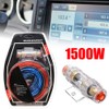 Foreverup Amplifier Cable Set Connection Set 1500 W Amplifier Power